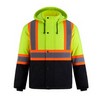 Freightliner Adult Hi-Vis Insulated Softshell Jacket w/Detachable Hood - Image 4