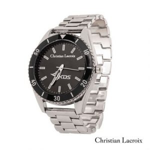 Christian Lacroix® Ipsum Watch – Silver Black