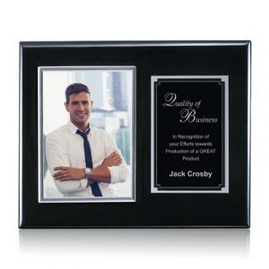 Metcalfe Plaque – Black/Silver 5″x7″ Photo