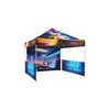 Pop up tent 10 ft half wall 2-sided printing (with pole) - Image 3