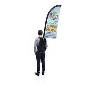 Beachflag – Backpack – Feather – 1-sided (fabric only)