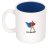 450 Ml. (15 Fl. Oz.) ‘C’ Handle Two-Tone Ceramic Mug