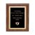 Walnut Finish Plaque w/Rosettes – 8″x10″